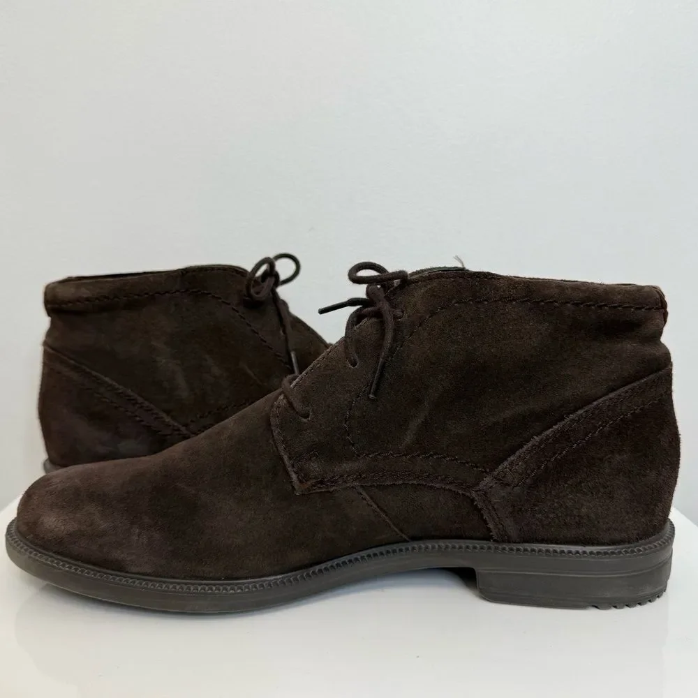 Rockport Brown Suede Berenger Chukka Boots Shoe Men’s Size 10.5 Comfort Dress